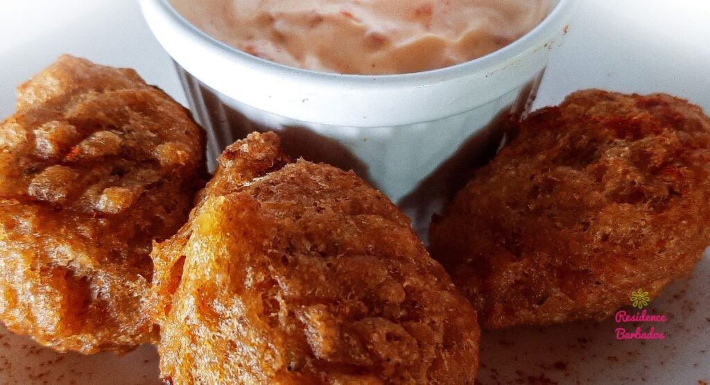 Fish cakes local Barbados food