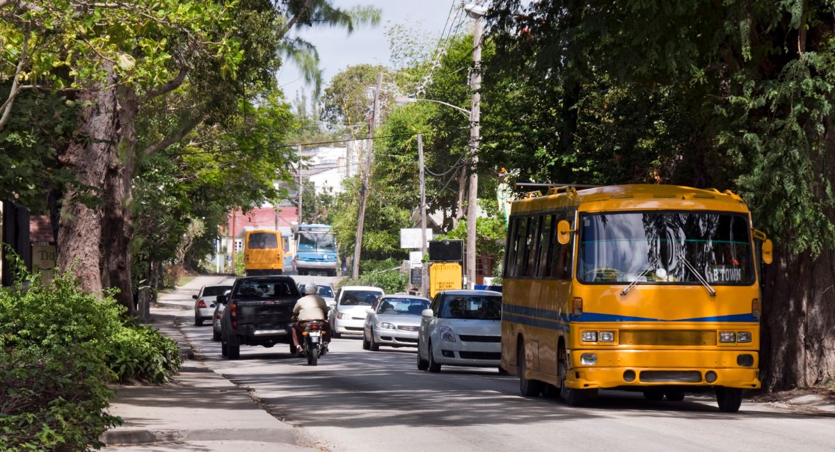 Driving in Barbados