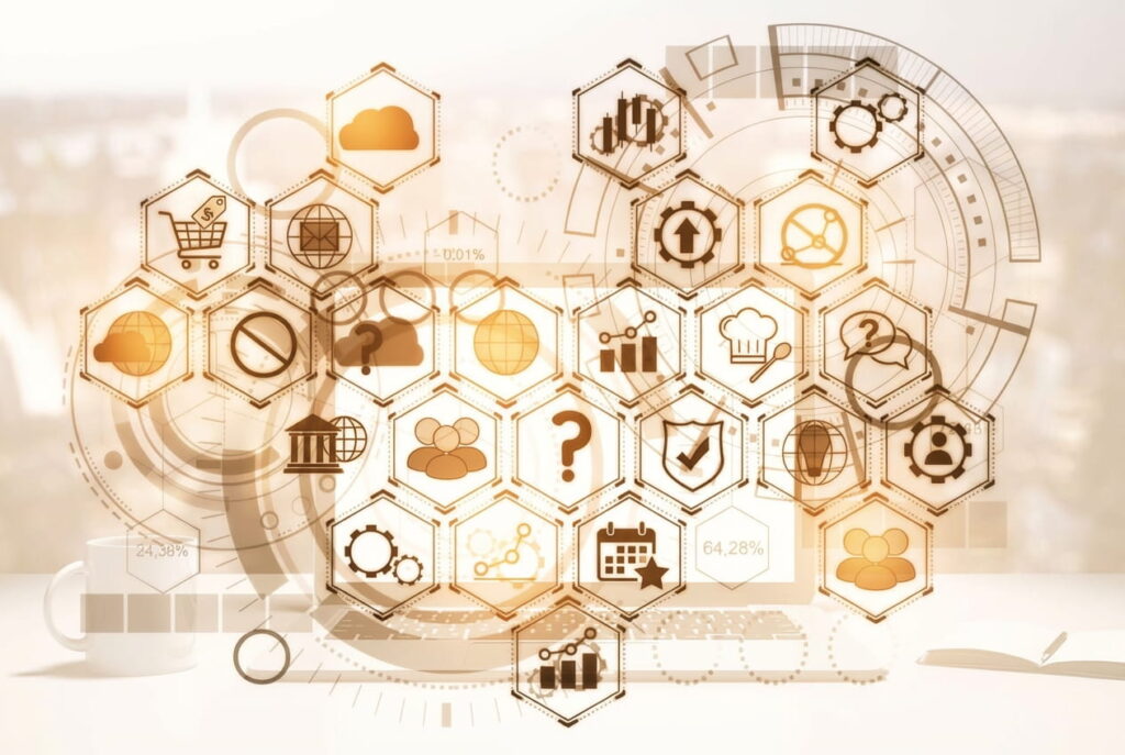 SEO content decay concept showing data signals, analytics icons, and search performance factors affecting rankings, Zero-Click Searches and Featured Snippets